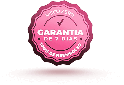 Selo de Garantia de 7 dias — 100% de reembolso