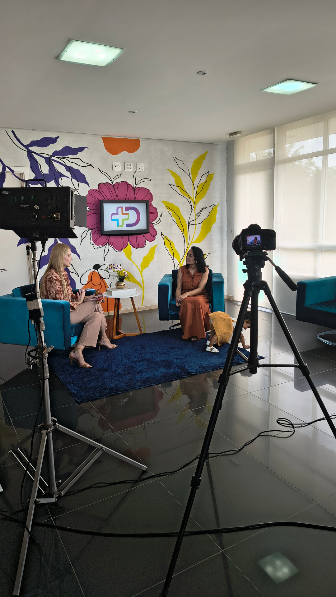 Fernanda Miranda em entrevista na TV Diário, afiliada Globo em Mogi das Cruzes — foto 1